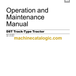 CAT D8T Track-Type Tractor Operation and Maintenance Manual