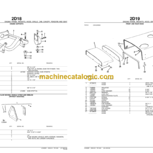 John Deere JD544-B LOADER Parts Catalog