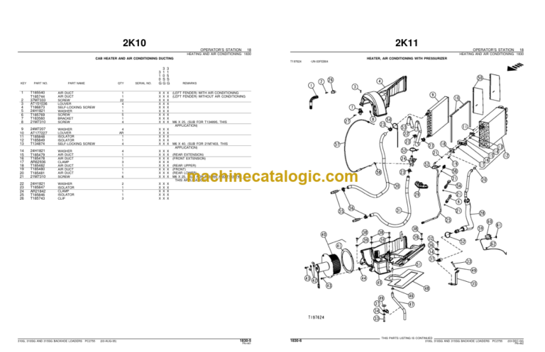 John Deere 310G 310SG AND 315SG BACKHOE LOADERS Parts Catalog