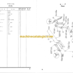 Hitachi PD100 80R-3 LEADER ROTATING TYPE PILE DRIVER Parts Catalog