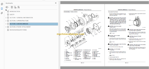 Hitachi EX550-5 EX600H-5 Technical and Workshop Manual