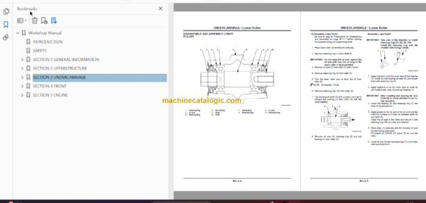 Hitachi HX64B Crawler Mounted Aerial Platform Technical and Workshop Manual