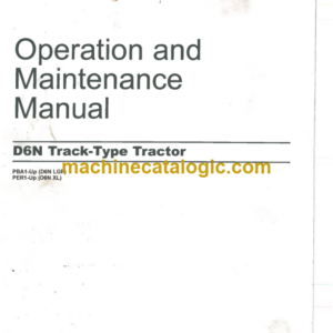 CAT D6N Track-Type Tractor Operation and Maintenance Manual