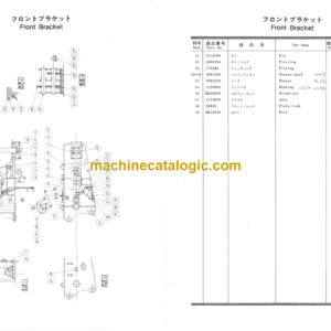 Hitachi PD90-60RA Leader Rotating Type Pile Driver Parts Catalog