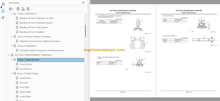 Hitachi ZX210LCN-G Hydraulic Excavator Technical and Workshop Manual