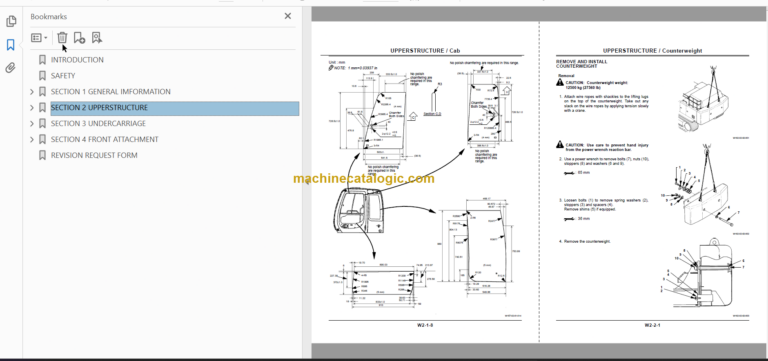 Hitachi EX750-5 EX800H-5 Technical and Workshop Manual