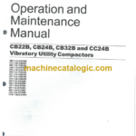 CAT CB22B CB24B CB32B And CC24B Vibratory Utility Compactors Operation and Maintenance Manual