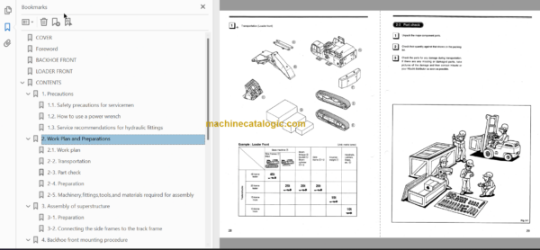 Hitachi EX750-5 EX800H-5 Technical and Workshop Manual