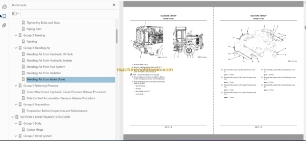 Hitachi ZW150-5B ZW150PL-5B Wheel Loader Technical and Workshop Manual