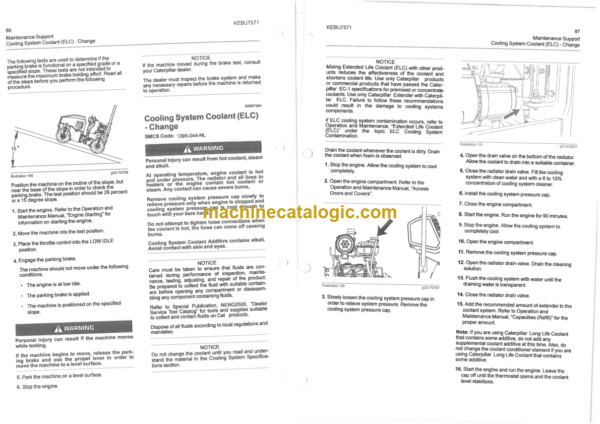 CAT CB22B CB24B CB32B And CC24B Vibratory Utility Compactors Operation and Maintenance Manual