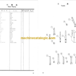 Hitachi PD9-80R Leader Rotating Type Pile Driver Parts Catalog