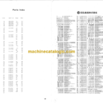 Hitachi PD9-80R Leader Rotating Type Pile Driver Parts Catalog