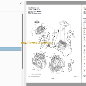 Hitachi ZX225USRLC-7 Hydraulic Excavator Parts Catalog & Equipment Components Parts Catalog