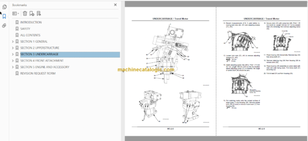 Hitachi ZX210W Wheeled Excavator Technical and Workshop Manual