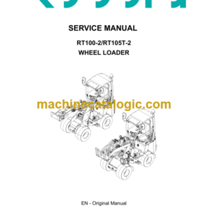 Kubota RT100-2 RT105T-2 Wheel Loader Service Manual