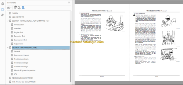 Hitachi ZX210W-3 ZX220W-3 Wheeled Excavator Technical and Workshop Manual