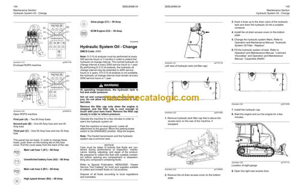 CAT D3K2 D4K2 D5K2 Track-Type Tractors Operation and Maintenance Manual