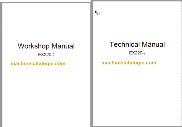 Hitachi EX220-2 Service Manual