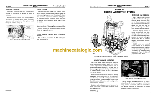John Deere 440 Series Spark Ignition Tractors Service Manual