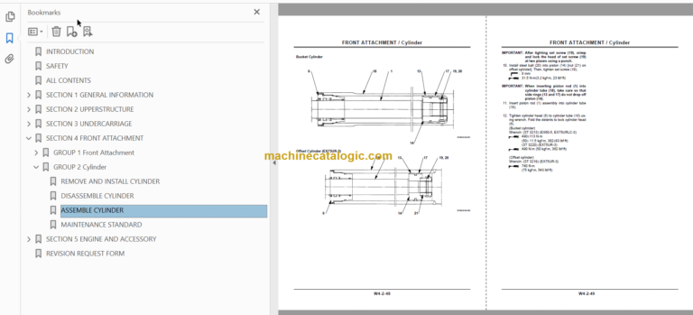 EX60-5 EX75UR-3 EX75URLC-3 Technical and Workshop Manual