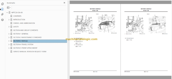 Hitachi ZW150-6 ZW150PL-6 Wheel Loader Technical and Workshop Manual