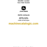 John Deere 909J 959J (Leveler) Track Feller Buncher Parts Catalog