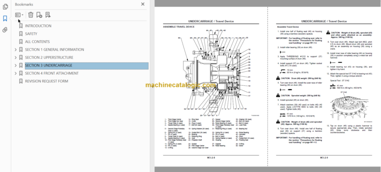 Hitachi EX1100-3 Technical and Workshop Manual