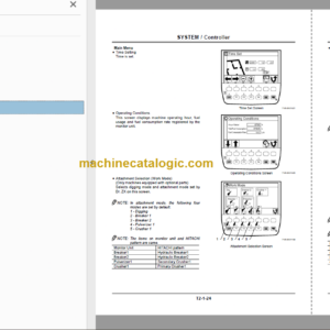 Hitachi ZX210W-3 ZX220W-3 Wheeled Excavator Technical and Workshop Manual