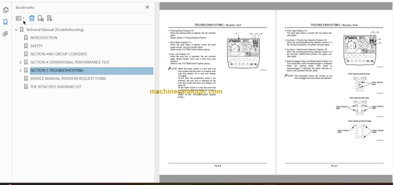 Hitachi ZX210W-3 ZX220W-3 Wheeled Excavator Technical and Workshop Manual