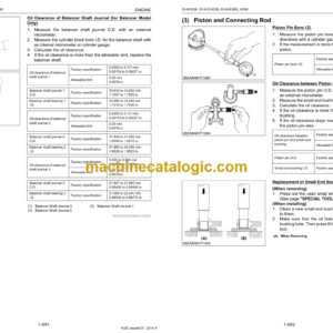 Kubota 03-M-E3B SERIES 03-M-DI-E3B SERIES 03-M-E3BG SERIES Workshop Manual