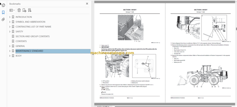 ZW310-7 Technical and Workshop Manual