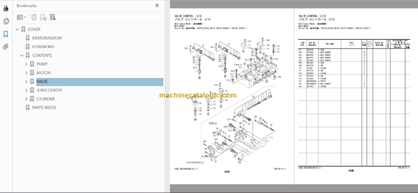 Hitachi ZX250LC-6 ZX250LCN-6 Hydraulic Excavator Parts Catalog & Engine and Equipment Components Parts Catalog