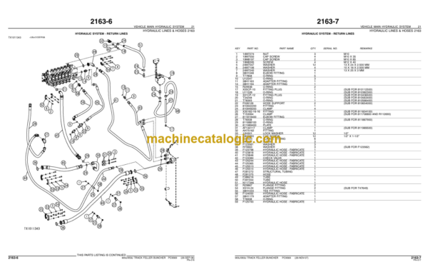 John Deere 909J 959J (Leveler) Track Feller Buncher Parts Catalog