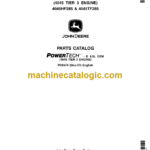 John Deere POWERTECH E 4.5L OEM (4045 TIER 3 ENGINE) PC9574 (Dec-07) English Parts Catalog