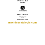 John Deere 1710D Forwarder Parts Catalog sn 1001-