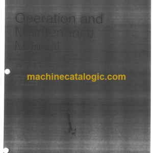 CAT 312D Excavator Operation and Maintenance Manual