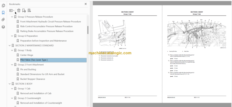 ZW330-6 Technical and Workshop Manual