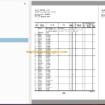 Hitachi ZX290LC-5B ZX290LCN-5B Hydraulic Excavator Parts Catalog & Equipment Components Parts Catalog