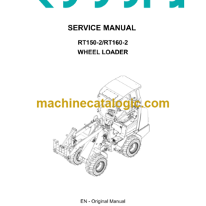 Kubota RT150-2 RT160-2 Wheel Loader Service Manual