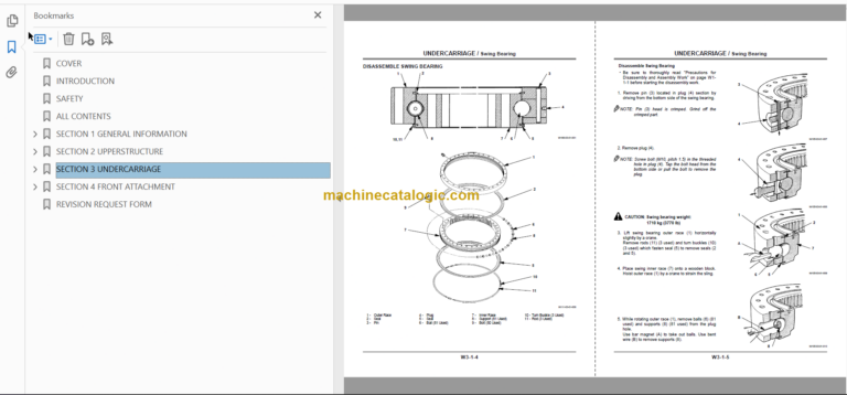 Hitachi EX1200-5D Hydraulic Excavator Technical and Workshop Manual