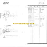 Hitachi PD100-80RS Leader Rotating Type Pile Driver Parts Catalog