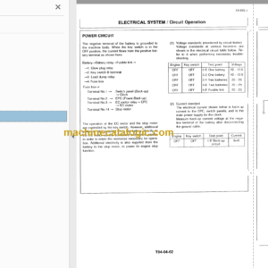 Hitachi EX300-2 Service Manual