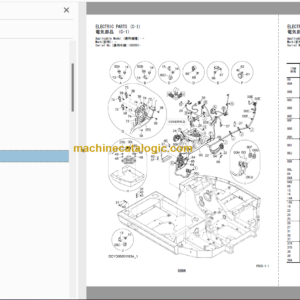 Hitachi ZX75US-A ZX85US Hydraulic Excavator Parts Catalog & Equipment Components Parts Catalog