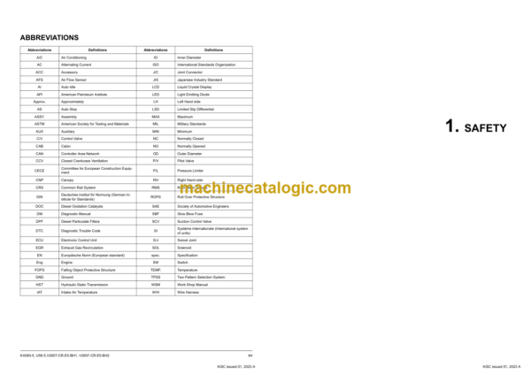 Kubota KX080-4α Excavator Workshop Manual