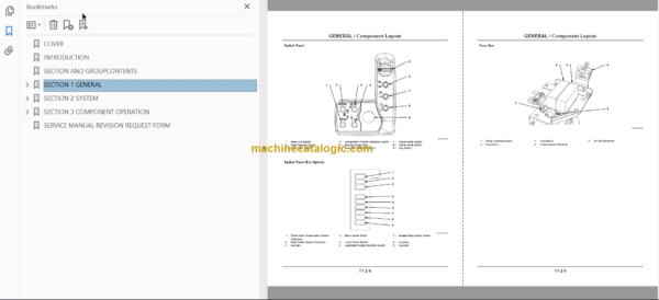 Hitachi EX1200-6 Hydraulic Excavator Technical and Workshop Manual