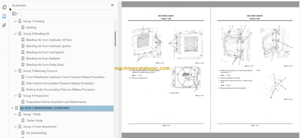 Hitachi ZW180-5A Wheel Loader Technical and Workshop Manual