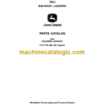 John Deere 325J BACKHOE LOADERS Parts Catalog
