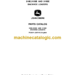 John Deere 310E 310SE AND 315SE BACKHOE LOADERS Parts Catalog