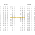 Hitachi PD Pile Driver Basic Machine Front Parts Catalog