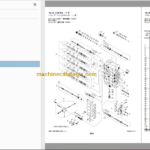 Hitachi ZX490LCH-6 ZX530LCH-6 Hydraulic Excavator Parts Catalog & Engine and Equipment Components Parts Catalog